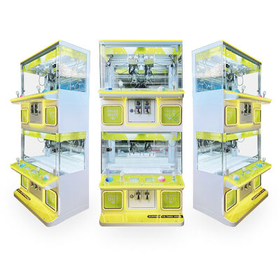 COOL BEAR FOUR-PLAYER MINI CLAW MACHINE(LUXURY VERSION) LONG CONTROL PLATFORM
