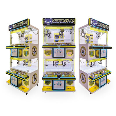 Cool Bear Four-Player Mini Claw Machine(Luxury Version With Light Box) | Perfect For Entertainment Centers And Arcades